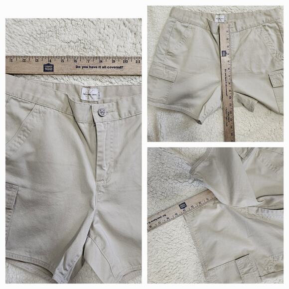 Cargo Walking Shorts; 100% Cotton; Size 8 - Picture 5 of 5